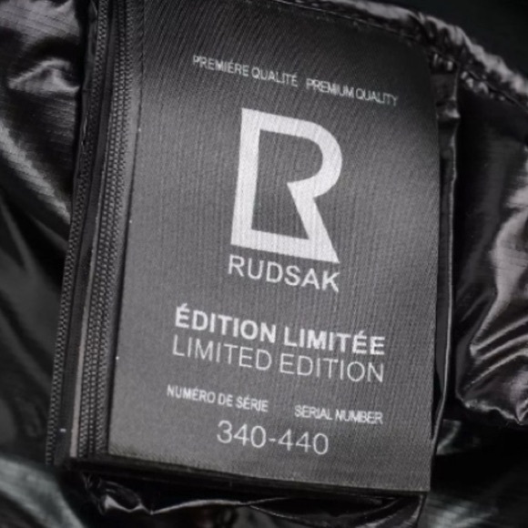 NWT [Rudsak] Limited Edition Cosette C Glossy Down Jacket Black Women's Size XS - Picture 12 of 14